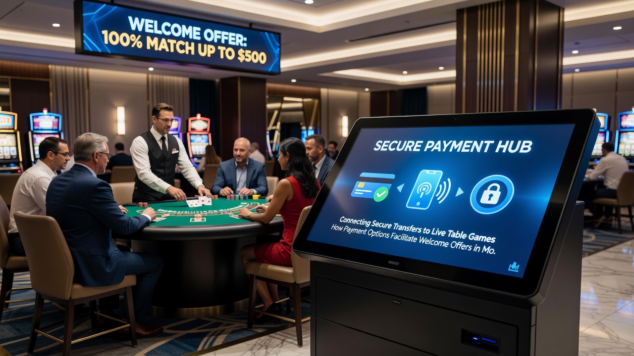 Mobiele blackjack en roulette met geïntegreerde betalingsbevestiging