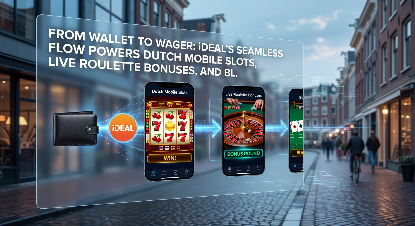 Close-up van een smartphone met live blackjack tafel, iDEAL-bevestigingsscherm en bonuspop-up voor Nederlandse spelers