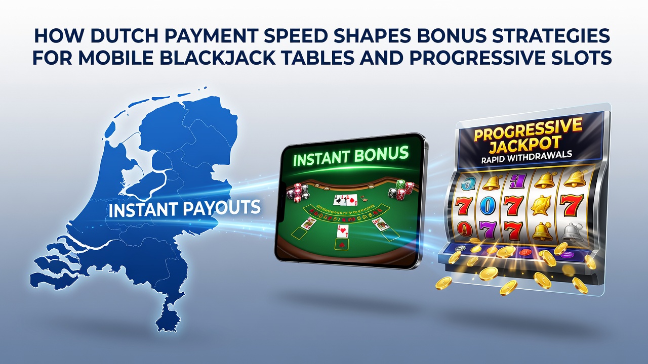 Mobiele blackjacktafel met snelle iDEAL-betalingen en bonusweergave op smartphone
