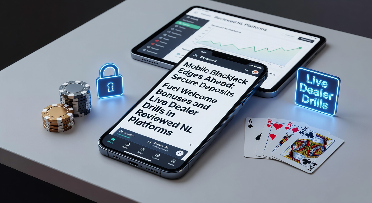 Mobiele blackjack interface met live dealer en veilige betaalopties op een Nederlands casino platform